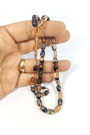 Ayhan Turan Usta Eseri Halkalı İmame 0.6 Delim Tam El Boy Sıkma Kehribar Sertifikalı 8485