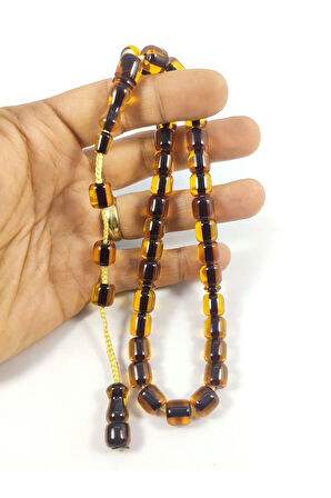 İsa Balkaya Usta Eseri Horoz İmame Havşalı Eski Alman Faturan Tesbih Sertifikalı 8503