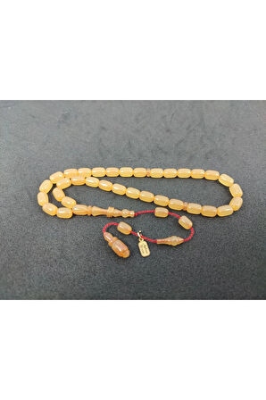 Ayhan Turan Usta Eseri Halkalı İmame 0.6 Delim Tam El Boy Ateş-i Kehribar Sertifikalı 8483