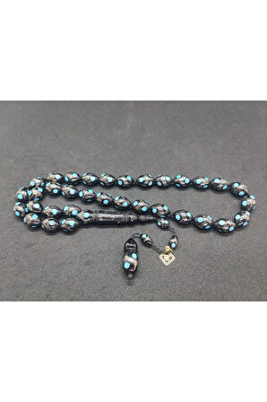 Hakan Kaya Usta Eseri Piramit Model Gümüş Çakımlı Mineli Iri Boy Kuka Sertifikalı 8071