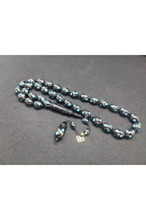 Hakan Kaya Usta Eseri Piramit Model Gümüş Çakımlı Mineli Iri Boy Kuka Sertifikalı 8071