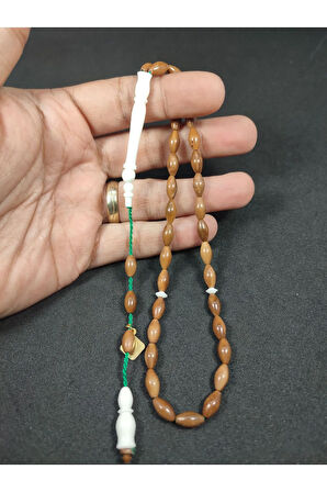 Halil Hilmi Usta Eseri Imame Hitame Deve Kemiği Kombinli El Boy Naturel Kuka Sertifikalı 8089