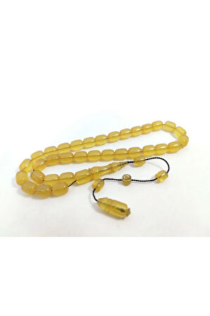 Ahmet Damar Usta Eseri Osmanlı Miskevi Tadında Sıkma Kehribar Sertifikalı 8125