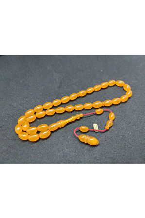 Ayhan Turan Usta Eseri 0.6 Delim Osmanlı Miskevi Tadında Sıkma Kehribar Sertifikalı 8164