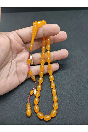 Ayhan Turan Usta Eseri 0.6 Delim Osmanlı Miskevi Tadında Sıkma Kehribar Sertifikalı 8164