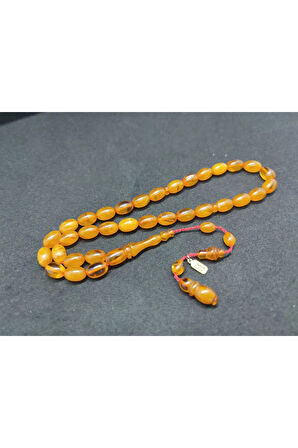 Ayhan Turan Usta Eseri 0.6 Delim Osmanlı Miskevi Tadında Sıkma Kehribar Sertifikalı 8165