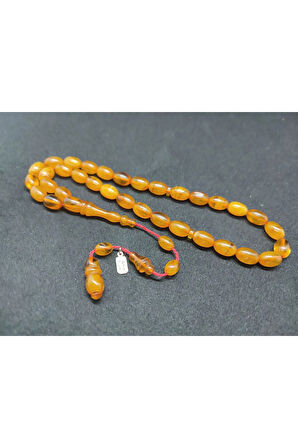 Ayhan Turan Usta Eseri 0.6 Delim Osmanlı Miskevi Tadında Sıkma Kehribar Sertifikalı 8165