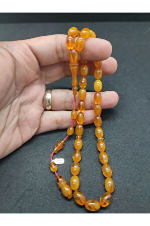 Ayhan Turan Usta Eseri 0.6 Delim Osmanlı Miskevi Tadında Sıkma Kehribar Sertifikalı 8165