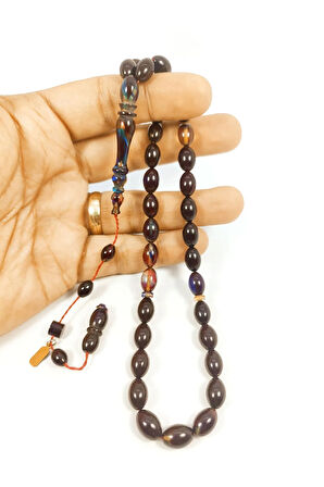 Ayhan Turan Usta Eseri 0.6 Delim Alman Tirbuşon Sıkma Kehribar Sertifikalı 8168