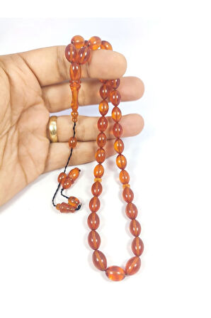 Mesut Elma Usta Eseri 0.6 Delim Eski Alman Oyun Zar Kehribarı Sertifikalı 8181