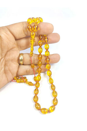 Mesut Elma Usta Eseri 0.6 Delim Eski Alman Sıkma Kehribarı Sertifikalı 8183