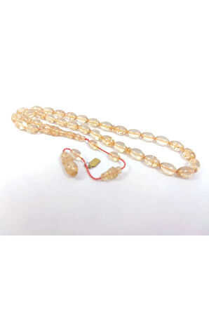 Mesut Elma Usta Eseri 0.6 Delim Yenilebilir Altın Parçacıklı Ateş-i Kehribarı Sertifikalı 8184