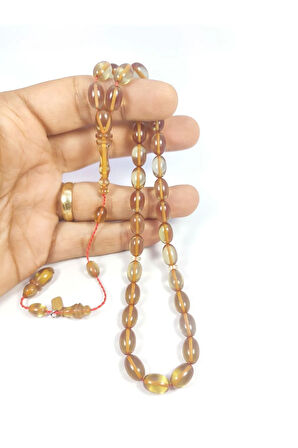 Mesut Elma Usta Eseri 0.6 Delim Eski Alman Sıkma Kehribarı Sertifikalı 8185