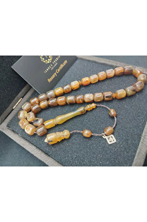 VIP Kutulu 37.98 Gr.iskeçeli Cemil Usta Eseri Imzalı Nadir Tür Gergedan Boynuzu Sertifikalı 8276