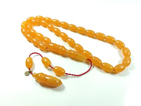 Erkan Çubukçu Usta İşi İmzalı Mühürlü Rengin Zirvesi Bir Sıkma Kehribar