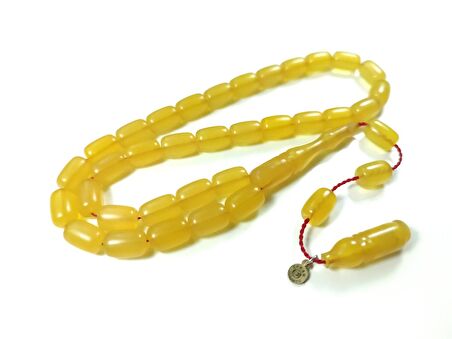 Erkan Çubukçu Usta İşi İmzalı Mühürlü Rengin Zirvesi Bir Sıkma Kehribar