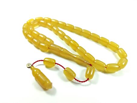 Erkan Çubukçu Usta İşi İmzalı Mühürlü Rengin Zirvesi Bir Sıkma Kehribar