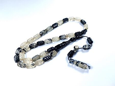 Mehmet Sancaktar Usta İşi İmzalı Mühürlü Kalem İşçilikli Sıkma Kehribar