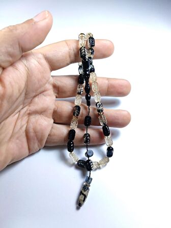 Mehmet Sancaktar Usta İşi İmzalı Mühürlü Kalem İşçilikli Sıkma Kehribar