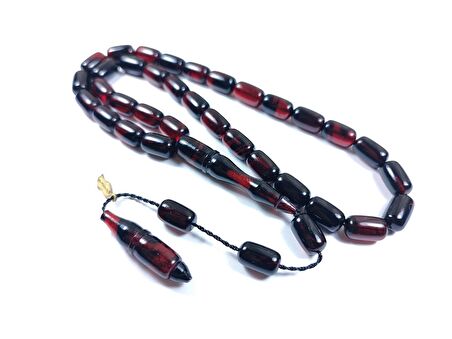 Muhammed Tacir Usta İşi İmzalı Mühürlü Rengin Zirvesi Bir Ateş Kehribar