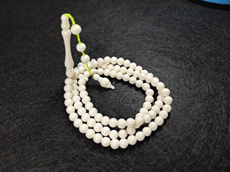 Atölyemiz İmzalı Deve Kemiği Namaz Tesbihi Küre