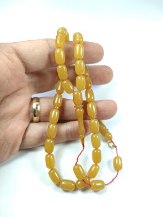 Erkan Çubukçu Usta İşi İmzalı Mühürlü Rengin Zirvesi Sıkma Kehribar Model 2276