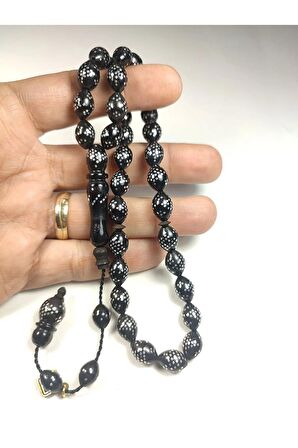 Halil Hilmi Usta Eseri İmzalı 925 Ayar Gümüş Çakım Kuka Sertifikalı No 4000