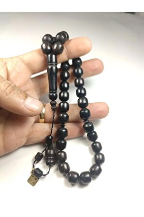 Halil Hilmi Usta Eseri İmzalı Doğal Abanoz Sertifikalı No 4005