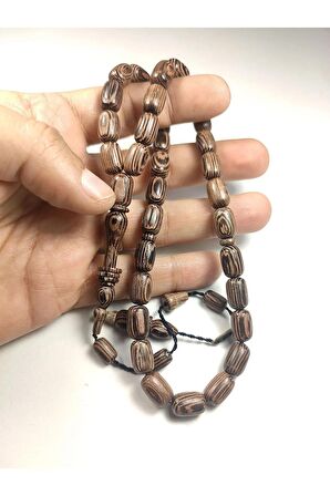 İsmail Erol Usta Eseri İmzalı Halkalı İmame Venge Ağacı Sertifikalı No 4013