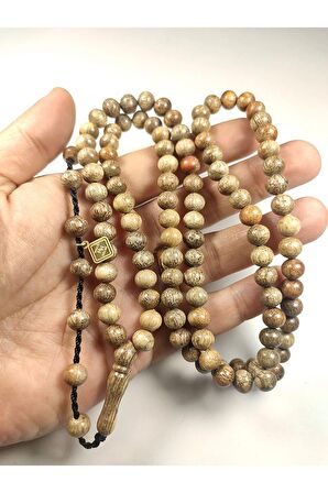 Halil Hilmi Usta Eseri Doğal Sakızlık AğacıNamaz Tesbihi Sertifikalı 4033