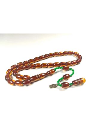 Muhammed Dabbas Usta Eseri Imzalı Mühürlü Sıkma Kehribar Sertifikalı No 4083