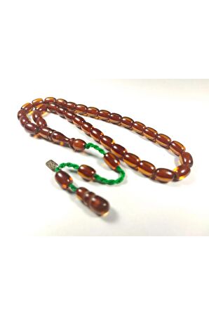 Muhammed Dabbas Usta Eseri Imzalı Mühürlü Sıkma Kehribar Sertifikalı No 4083