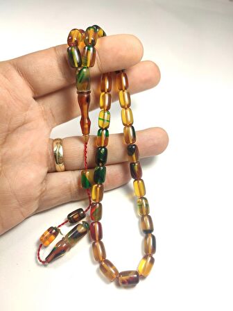 Erkan Çubukçu Usta Eseri İmzalı Rengin Zirvesi Bir Ateş-i Kehribar Sertifikalı 4168