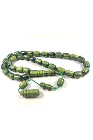 Emine Rişvani Usta Eseri Multi Color Sıkma Kehribar Sertifikalı 4292