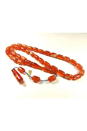 Mesut Elma Usta Eseri Imzalı Kondüsyon Zirvesi Sıkma Kehribar Sertifikalı No 4610