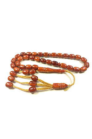 Mehmet Mercan Usta Eseri İmzalı Eski Usul Zaza Model Sıkma Kehribar Sertifikalı 5442