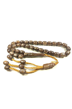 Mehmet Mercan Usta Eseri İmzalı Eski Usul Zaza Model Sıkma Kehribar Sertifikalı 5443