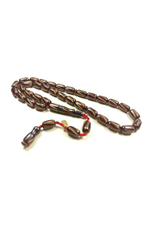 Muhammed Dabbas Usta Eseri İmzalı Kalem Oyma İşçilikli Sıkma Kehribar Sertifikalı 5562