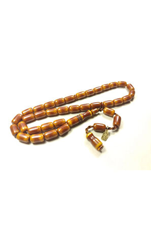 Muhammed Dabbas Usta Eseri Kemik Model Sıkma Kehribar Sertifikalı 5571