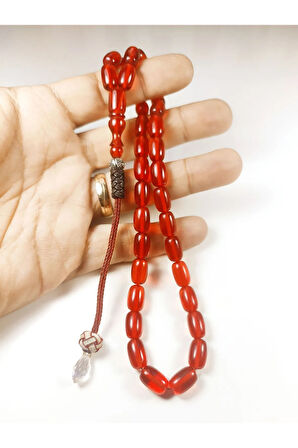 Darabacı Abdullah Usta Eseri Trabzon Kazaziye Püsküllü 3 Kat Cilalı Ateş-i Kehribar Sertifikalı 6198