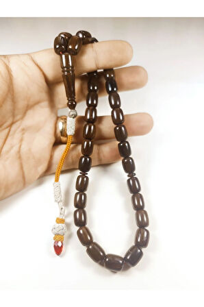 Darabacı Abdullah Usta Eseri Trabzon Kazaziye Püsküllü 3 Kat Cilalı Sıkma Kehribar Sertifikalı 6203