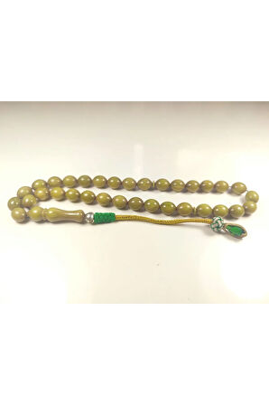 Darabacı Abdullah Usta Eseri Trabzon Kazaziye Püsküllü 3 Kat Cilalı Sıkma Kehribar Sertifikalı 6209