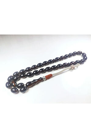 Darabacı Abdullah Usta Eseri Trabzon Kazaziye Püsküllü 3 Kat Cilalı Sıkma Kehribar Sertifikalı 6218