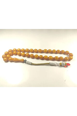 Darabacı Abdullah Usta Eseri Trabzon Kazaziye Püsküllü 3 Kat Cilalı Sıkma Kehribar Sertifikalı 6221