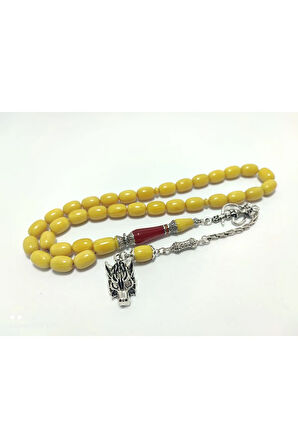 Şevket Alkan Usta Eseri 925 Ayar Gümüş Nakkaş  Sıkma Kehribar Sertifikalı 6267