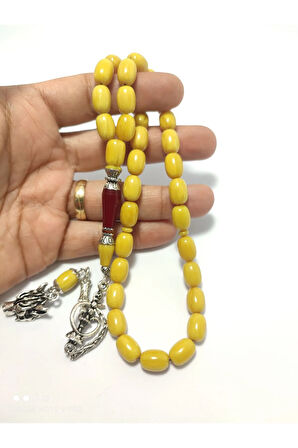 Şevket Alkan Usta Eseri 925 Ayar Gümüş Nakkaş  Sıkma Kehribar Sertifikalı 6267