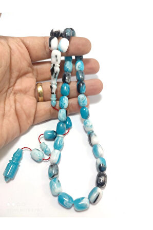 Arif Baran Usta Eseri Çift Kat El Cilalı Rengin Zirvesi Arizona Firuze Sertifikalı 6287