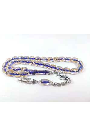 Şevket Alkan Usta Eseri Rengin Zirvesi İri Boy Altın Varaklı Ateş-i Kehribar Sertifikalı 6327