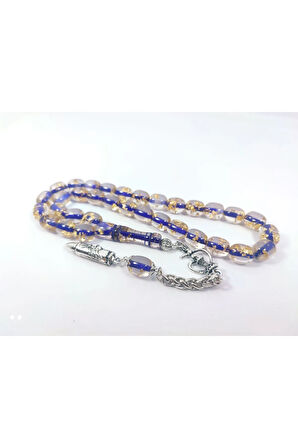 Şevket Alkan Usta Eseri Rengin Zirvesi İri Boy Altın Varaklı Ateş-i Kehribar Sertifikalı 6327