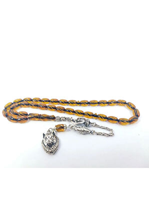 Bu Fiyata Yok! Şevket Alkan Usta Eseri Full Kalem İşçilikli Ateş-i Kehribar Sertifikalı 6366